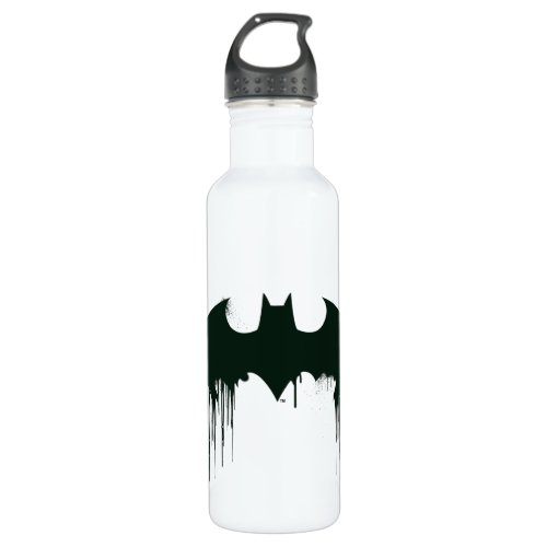 Batman Symbol  Spraypaint Logo Stainless Steel Water Bottle