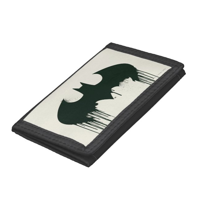 Batman Symbol | Spraypaint Logo Tri-fold Wallet (Bottom)