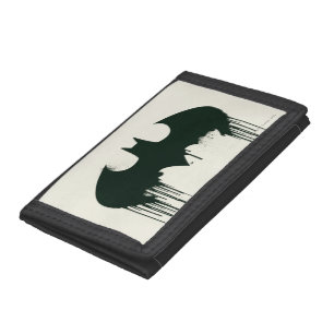 Batman Symbol Spraypaint Logo Trifold Wallet