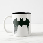 Batman Symbol | Spraypaint Logo Two-Tone Coffee Mug