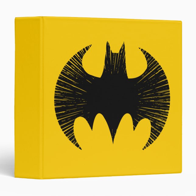 Batman Symbol | Streak Logo 3 Ring Binder (Front/Spine)