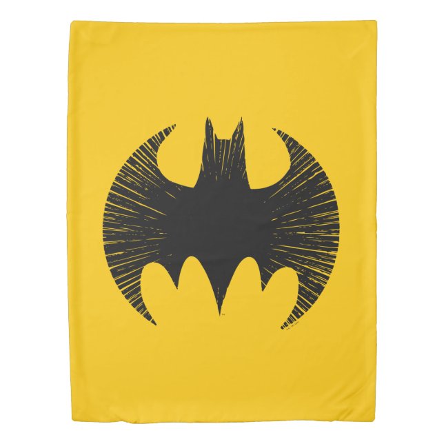 Batman Symbol | Streak Logo Duvet Cover (Front)
