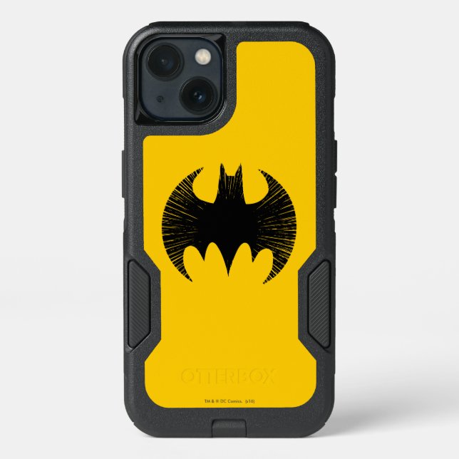 Batman Symbol | Streak Logo Otterbox iPhone Case (Back)