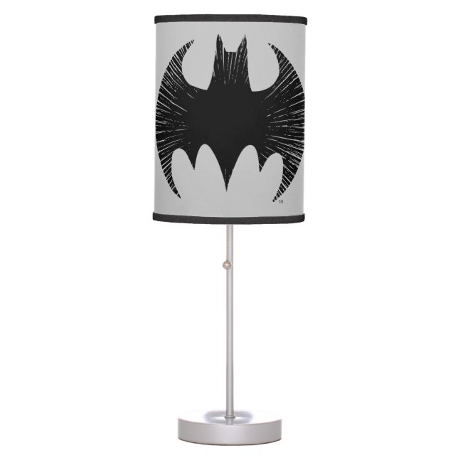 Batman Symbol | Streak Logo Table Lamp (Front)