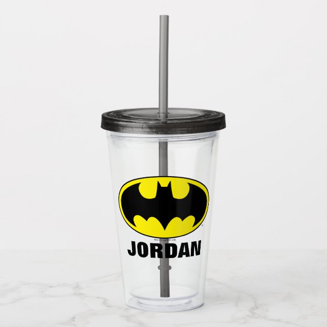 Batman Symbol | Team Batman Acrylic Tumbler (Front)
