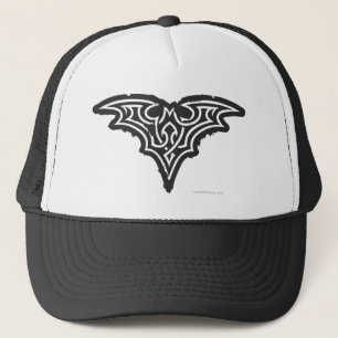 Batman Symbol Urban Black White Logo Trucker Hat