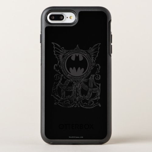 Batman Symbol  Urban Legends Black White Logo OtterBox Symmetry iPhone 8 Plus7 Plus Case