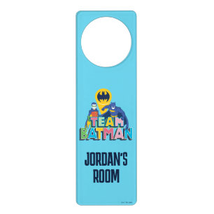 Batman Team Batman Door Hanger