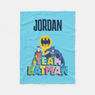 Batman Team Batman Fleece Blanket