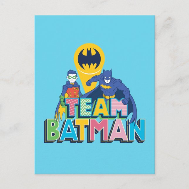 Batman | Team Batman Postcard (Front)