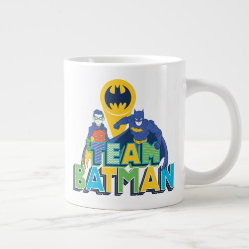 Batman  Team Batman  Robin Giant Coffee Mug