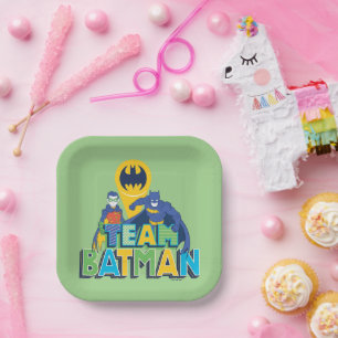 Batman Team Batman & Robin Paper Plates
