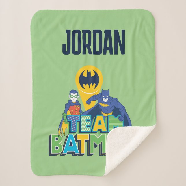 Batman | Team Batman & Robin Sherpa Blanket (Front)