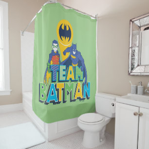 Batman Team Batman & Robin Shower Curtain