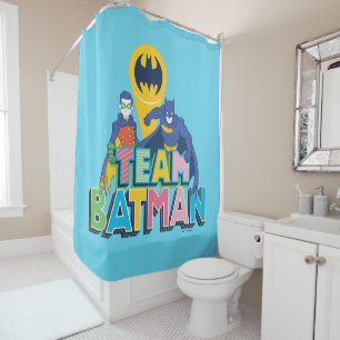 Batman Team Batman Shower Curtain