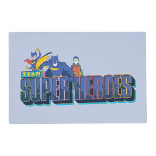 Batman Team Super Heroes Placemat