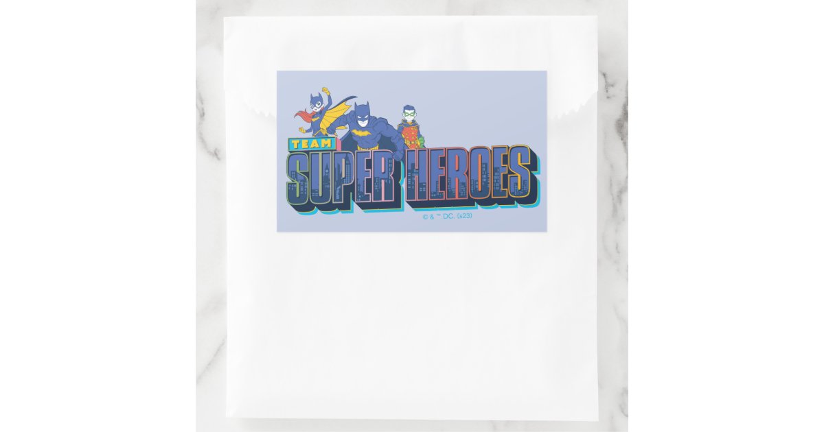 Batwheels™ Superhero Team Classic Round Sticker