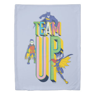 Batman Team Up Duvet Cover