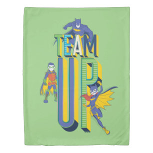 Batman Team Up Duvet Cover