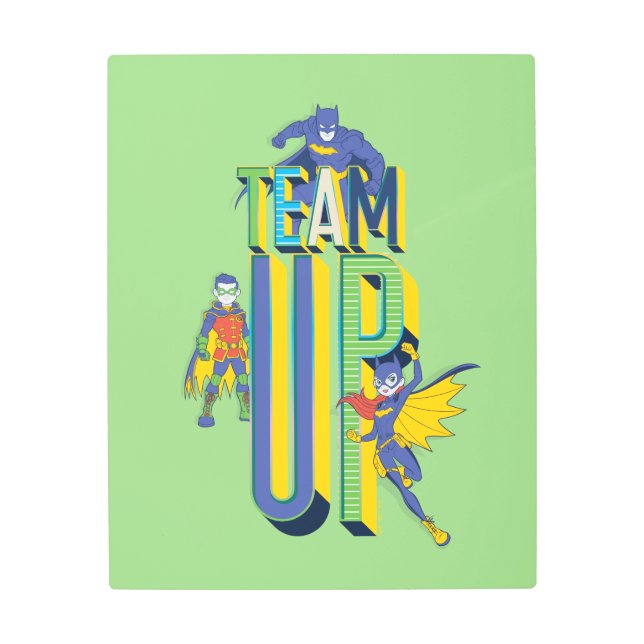 Batman | Team Up Metal Print (Front)
