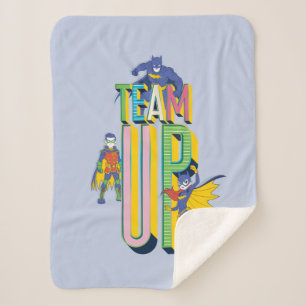 Batman Team Up Sherpa Blanket