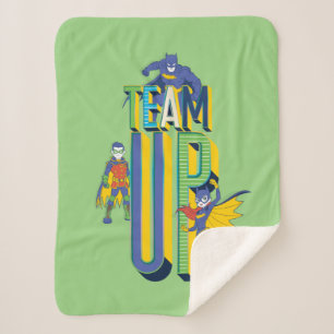 Batman   Team Up Sherpa Blanket