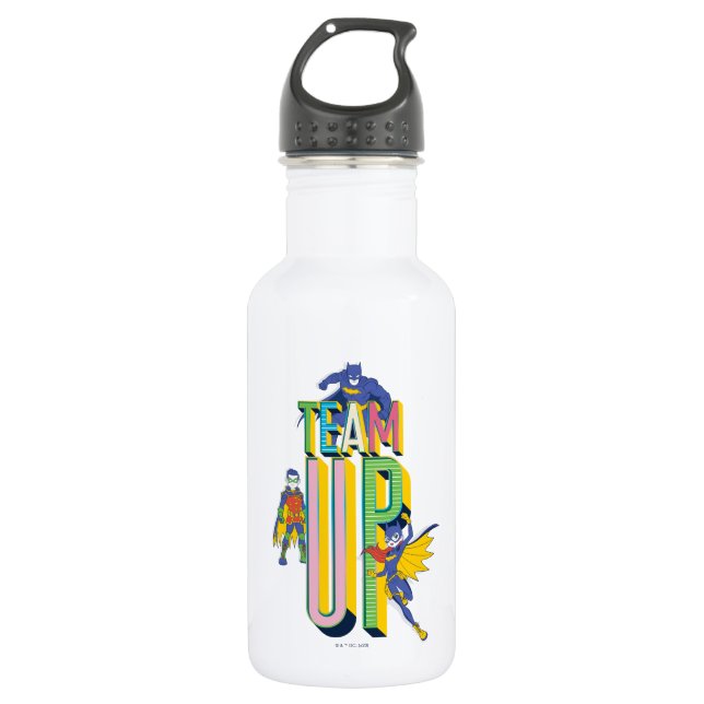 Batman | Team Up Stainless Steel Water Bottle (Front)