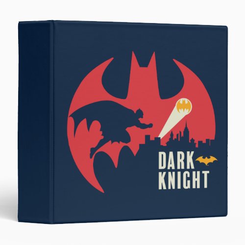 Batman The Dark Knight Bat Logo 3 Ring Binder
