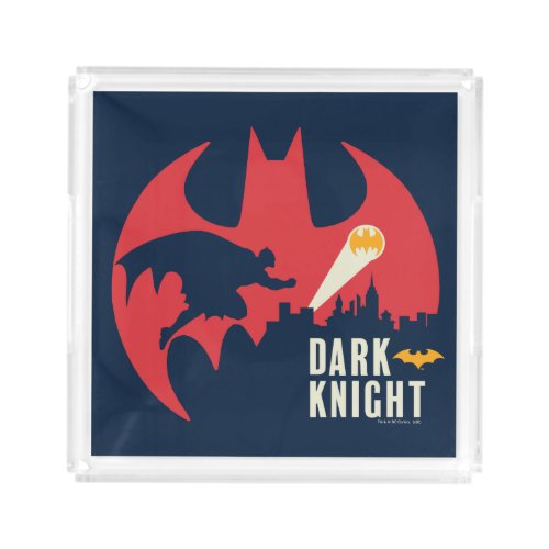 Batman The Dark Knight Bat Logo Acrylic Tray