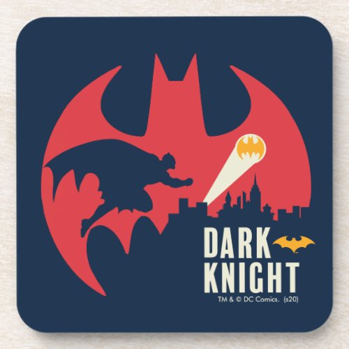 Batman The Dark Knight Bat Logo Beverage Coaster