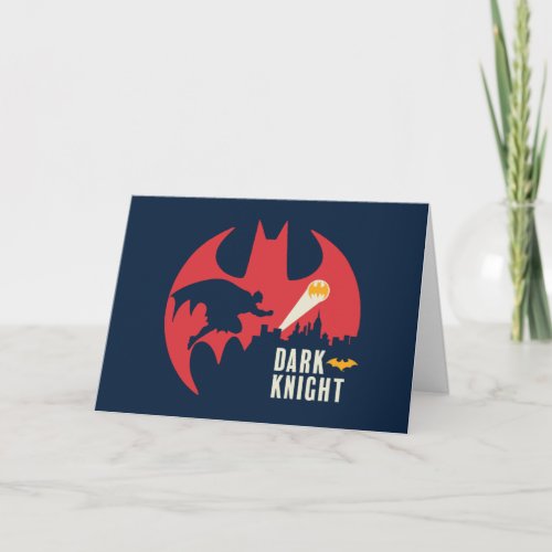 Batman The Dark Knight Bat Logo Card
