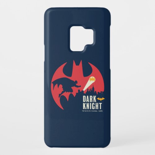Batman The Dark Knight Bat Logo Case_Mate Samsung Galaxy S9 Case