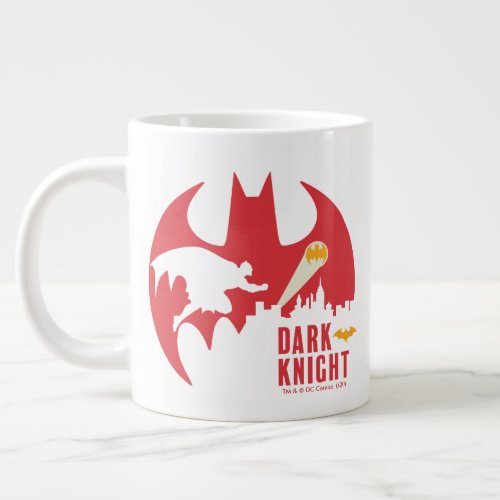 Batman The Dark Knight Bat Logo Giant Coffee Mug