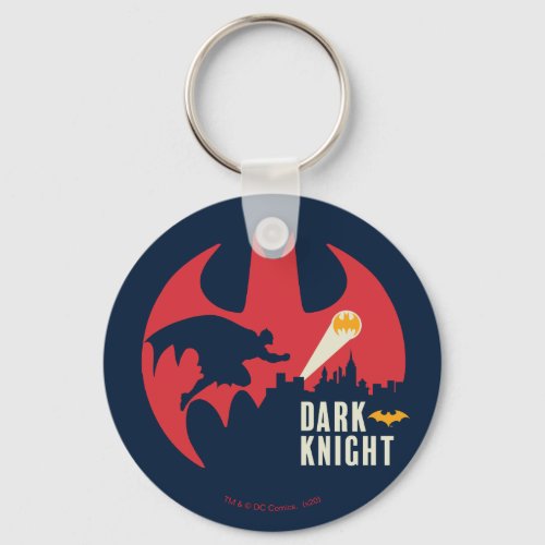 Batman The Dark Knight Bat Logo Keychain