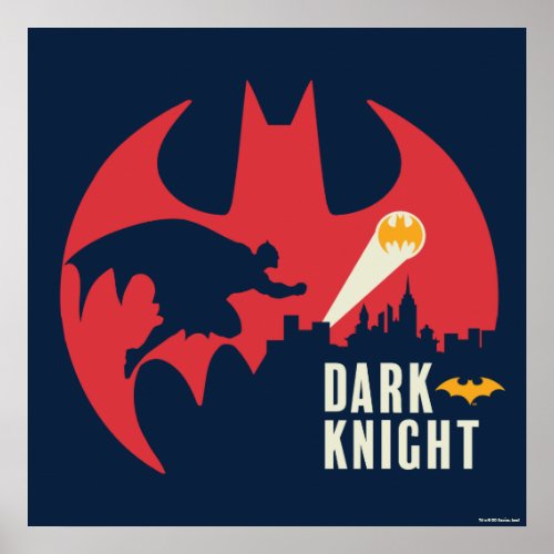 Batman The Dark Knight Bat Logo Poster