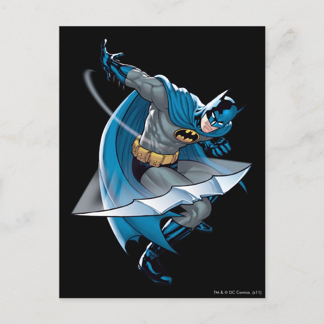 Batman Throwing Star Postcard Zazzle