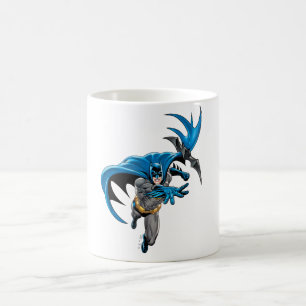 Batman throws batarang coffee mug