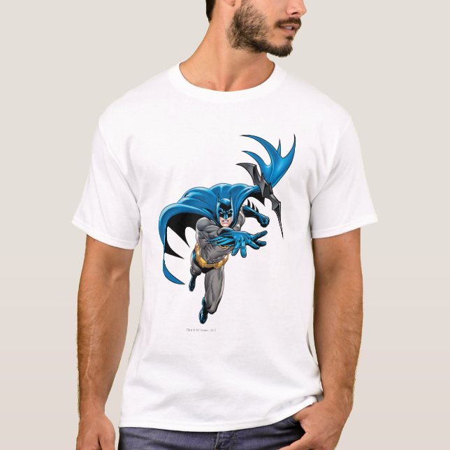 Batman throws batarang T-Shirt (Front)