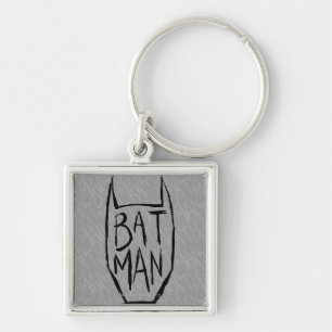 Batman Type in Head Keychain
