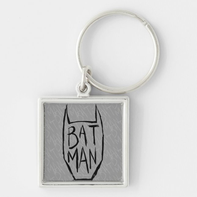 Batman Type in Head Keychain (Front)