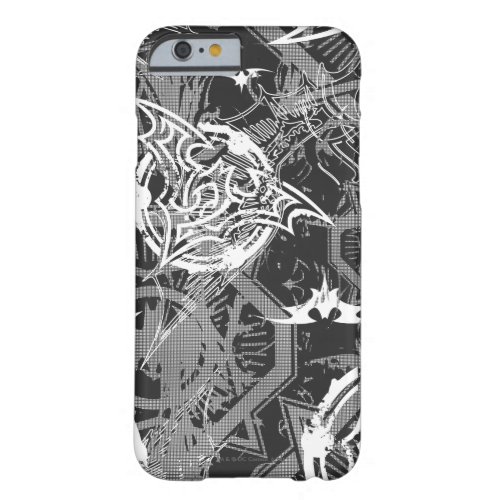 Batman Urban Legends _ Bat Stamp Pattern BW Barely There iPhone 6 Case