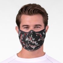 Batman Urban Legends - Bat Text Stamp Pattern Premium Face Mask