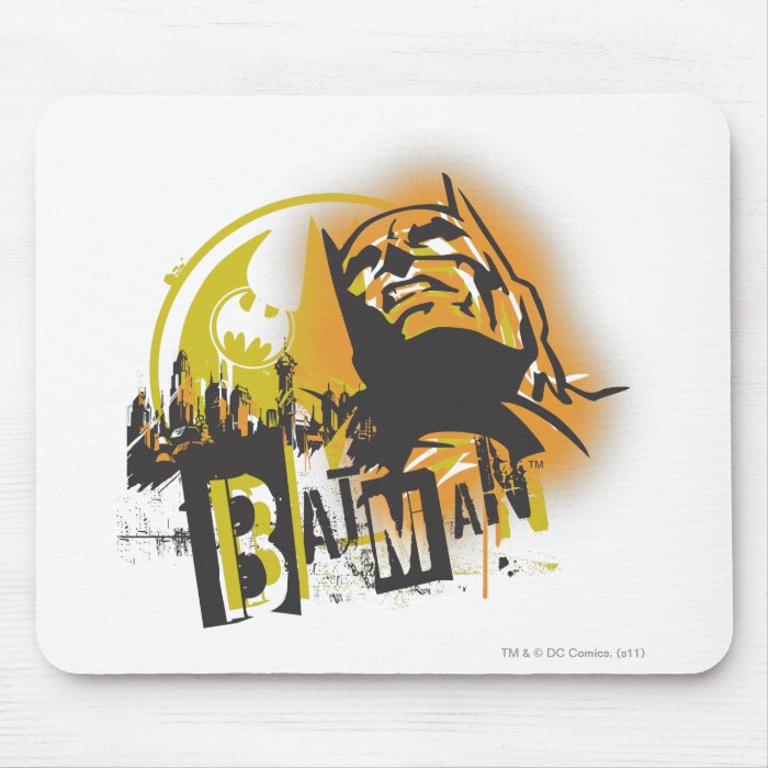 Batman Urban Legends   Batman Stencil Mousepad