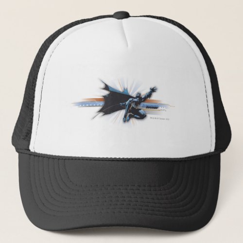Batman Urban Legends _ BlueBrown Flying Trucker Hat