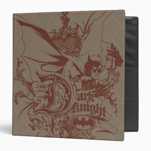 Batman Urban Legends _ Brown Dark Knight 3 Ring Binder