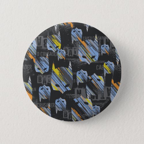 Batman Urban Legends _ Caped Crusader Mask Pattern Pinback Button