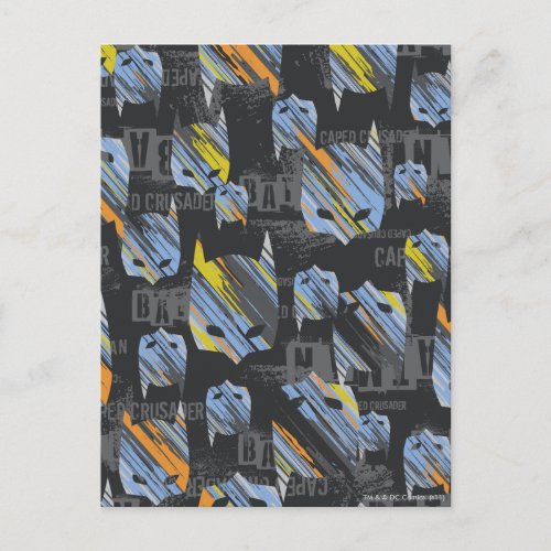 Batman Urban Legends _ Caped Crusader Mask Pattern Postcard