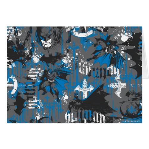 Batman Urban Legends _ Caped Crusader Pattern Blue