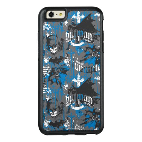 Batman Urban Legends _ Caped Crusader Pattern Blue OtterBox iPhone 66s Plus Case