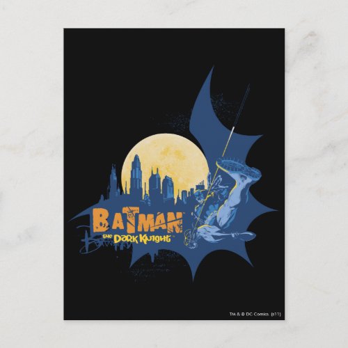 Batman Urban Legends _ Dark Knight Cityscape Postcard
